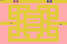Red Vs Blue 2600 Wars - Pac-Man Level Screenshot 1